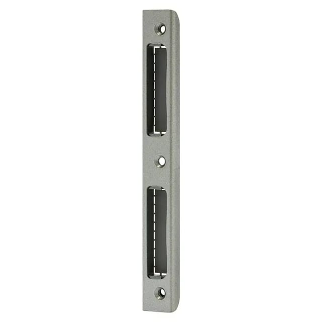 Abus Wohnungsabschluss/Zimmertür-Schließblech DIN L/DIN R Silber mit Kunstoffab.