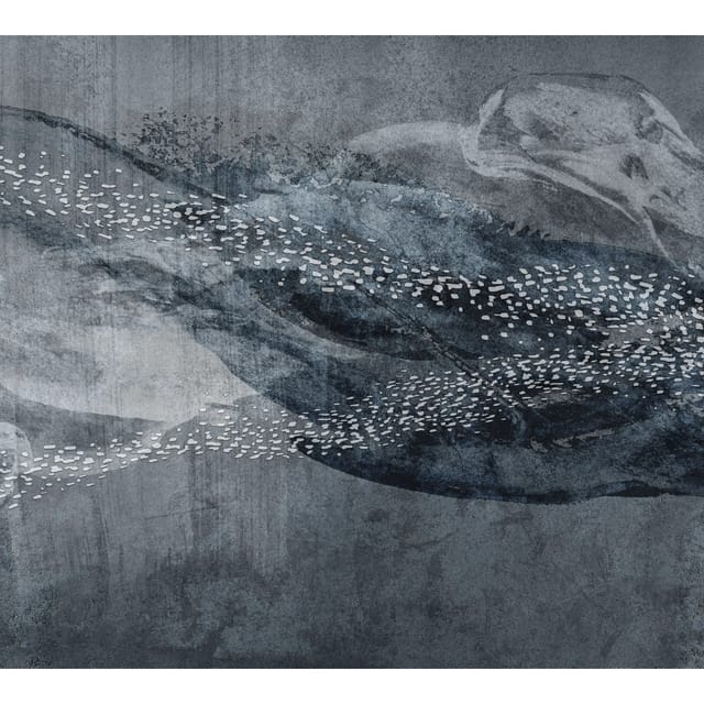 Erismann Fototapete Guido Maria Kretschmer Deep Sea Silber 3,0m x 2,7m