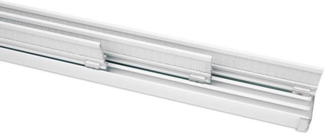 Gardinia Flächenvorhangschiene Komfort Komplett-Set 3-läufig Weiß 170 cm