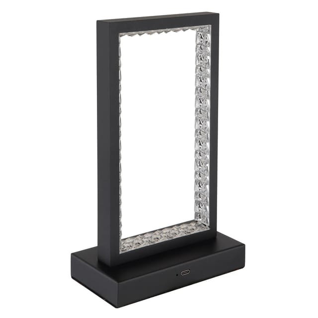 Globo LED-Tischleuchte Samega 14 cm x 7,5 cm x 23 cm Schwarz Matt