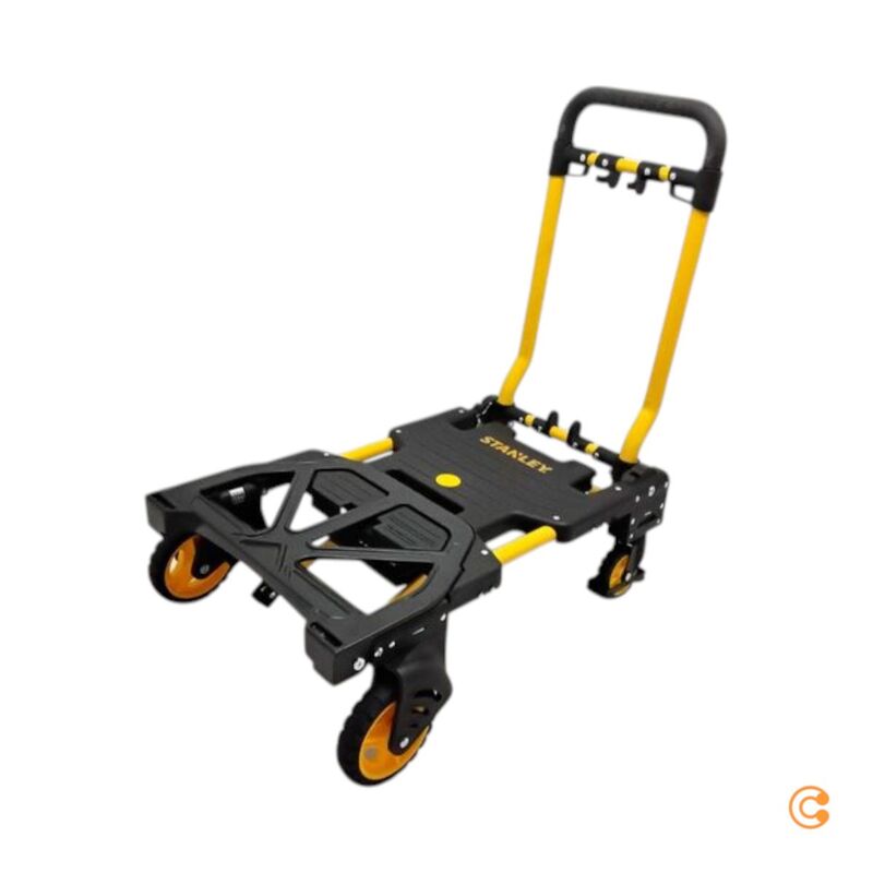 [gebraucht] B-ware Stanley Sxwtd-ft585 2-in-1 Sackkarre Plattformwagen 137 Kg Traglast Schwarz