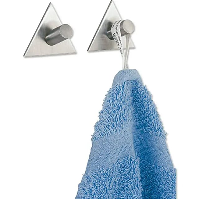 Wenko Wandhaken Triangolo Edelstahl selbstklebenr 2er Set