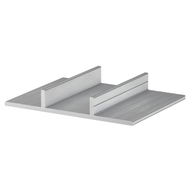 GS Terrassen Boden-Stützanker 30 mm x 100 mm x 100 mm Alu Blank
