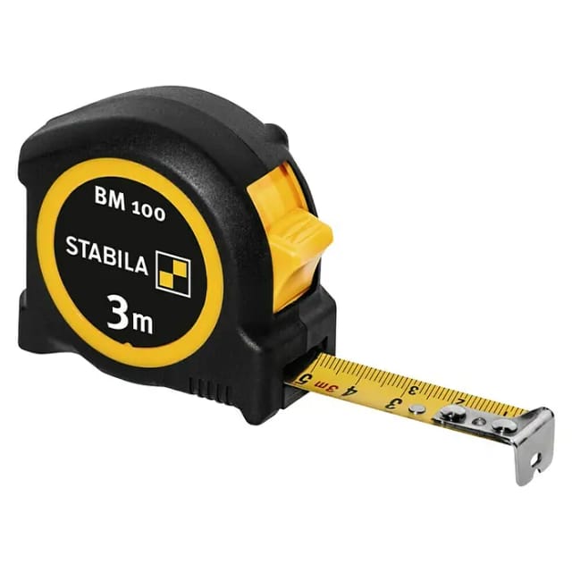 Stabila Taschenbandmaß 3 m BM 100