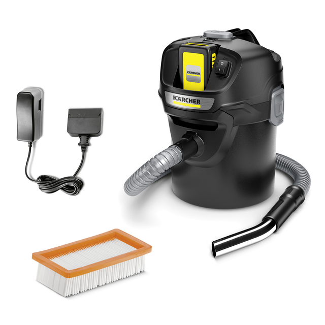 Kärcher Akku-Aschesauger AD 2 Battery Set inkl. Akku und Ladestation