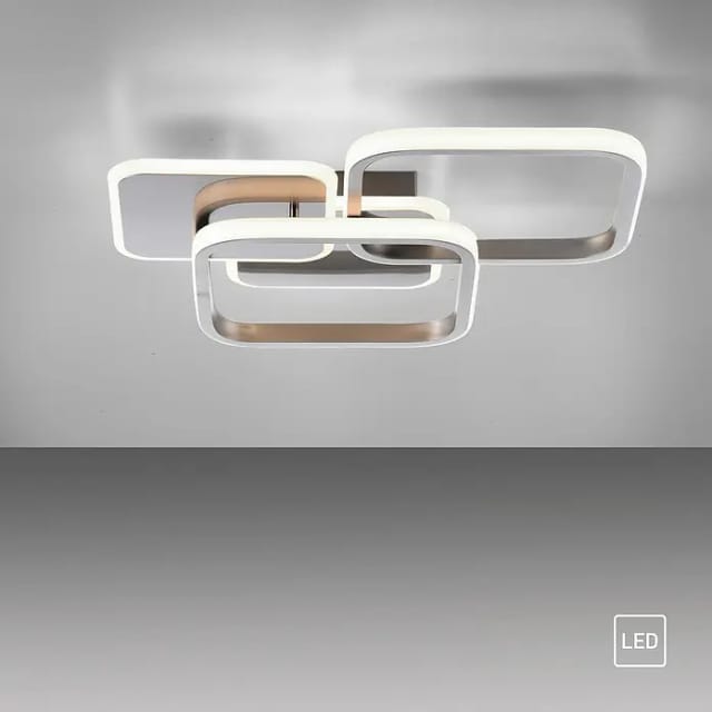 Just Light LED-Deckenleuchte Sevent 8,7 cm x 39,4 cm Stahl