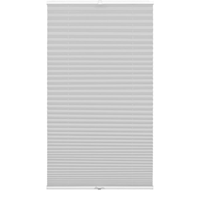 Gardinia Plissee Concept Thermo Abdunklung 45 cm x 130 cm Grau