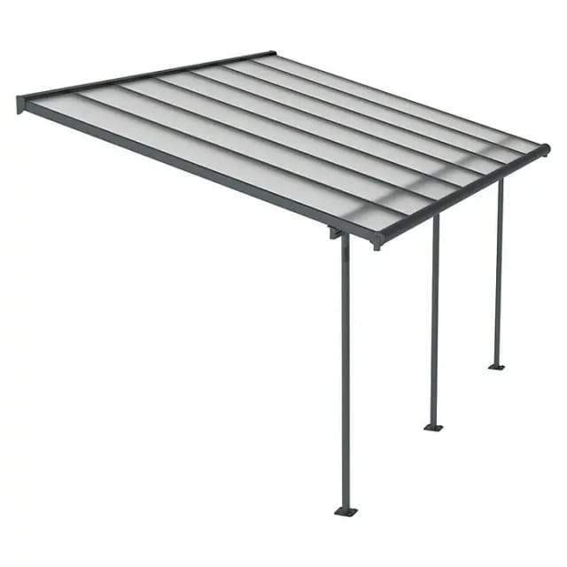 Palram - Canopia Terrassenüberdachung Sierra 434 cm x 295 cm Grau