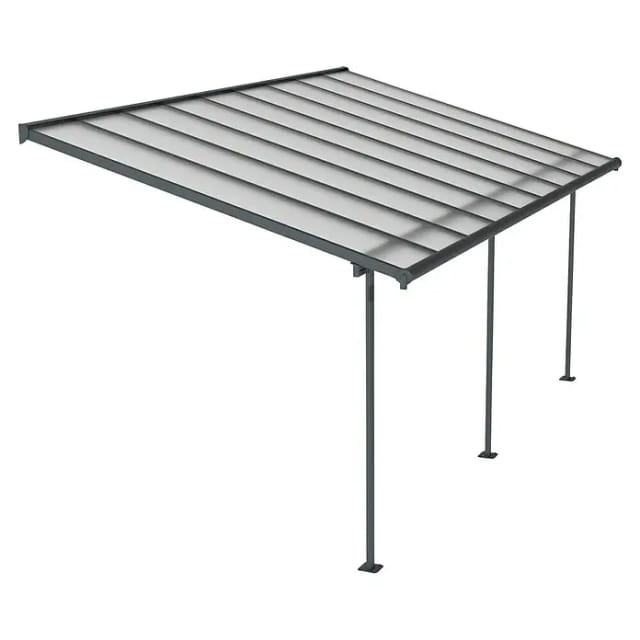Palram - Canopia Terrassenüberdachung Sierra 555 cm x 295 cm Grau