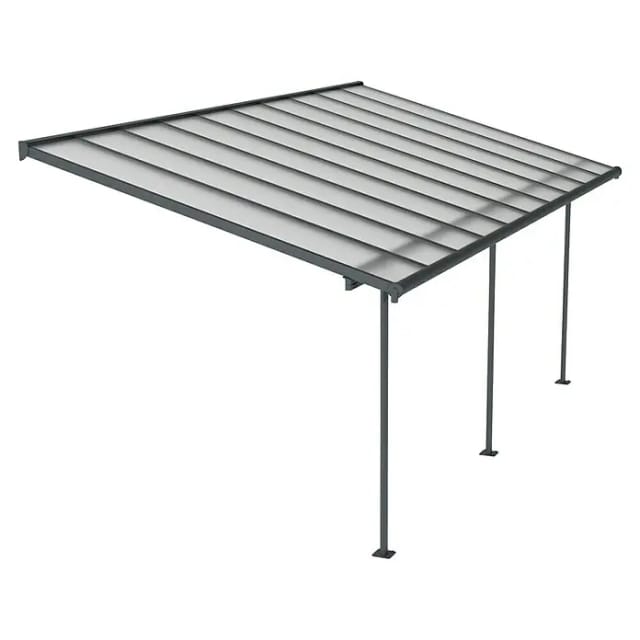 Palram - Canopia Terrassenüberdachung Sierra 619 cm x 295 cm Grau