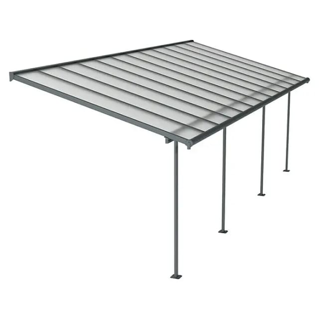Palram - Canopia Terrassenüberdachung Sierra 739 cm x 295 cm Grau