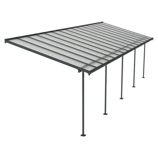 Palram - Canopia Terrassenüberdachung Sierra 924 cm x 295 cm Grau