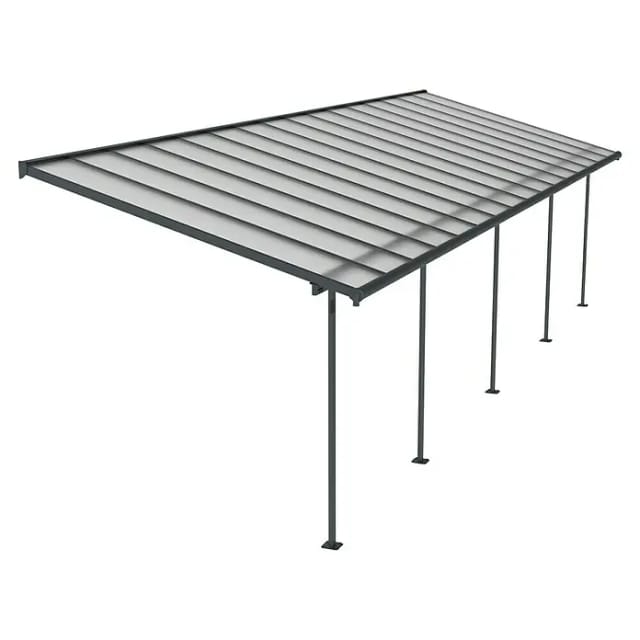Palram - Canopia Terrassenüberdachung Sierra 971 cm x 295 cm Grau