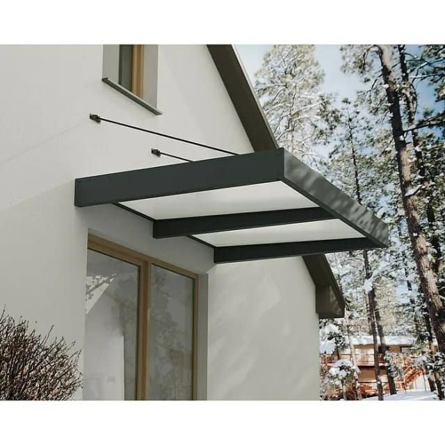 Canopia Vordach Sophia XL 192 cm x 140 cm Grau