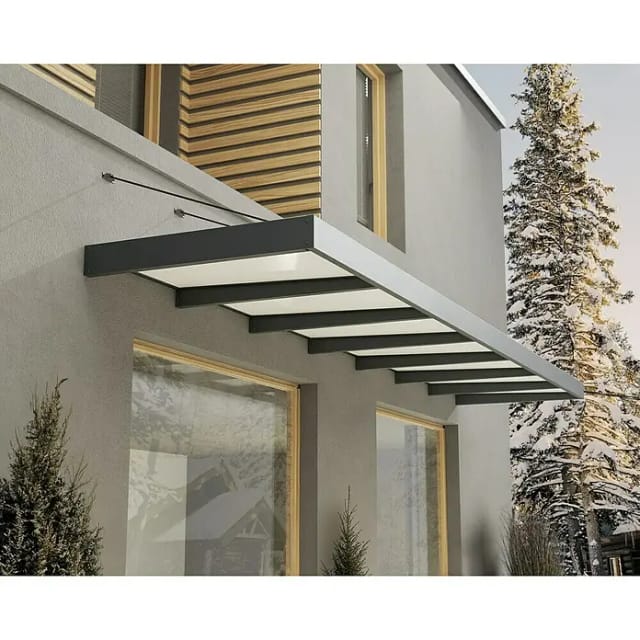Canopia Vordach Sophia XL 660 cm x 140 cm Grau