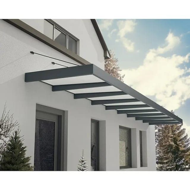 Canopia Vordach Sophia XL 845 cm x 140 cm Grau