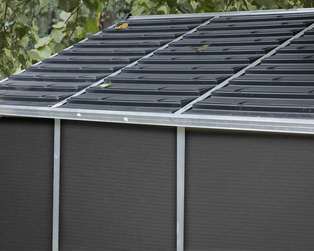 Palram - Canopia Gerätehaus Rubicon 237 cm x 602 cm Grau