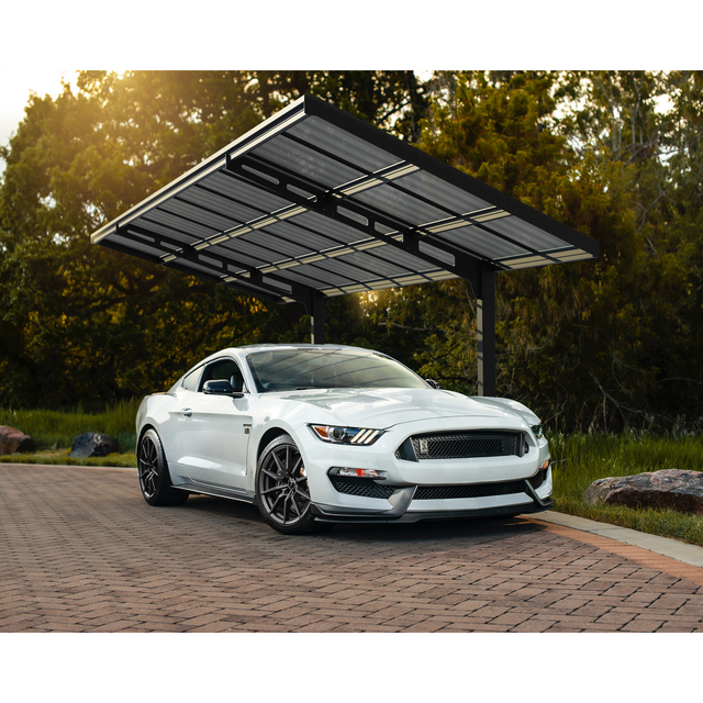 Palram - Canopia Carport Sydney Wave 587 cm x 286 cm Schwarz