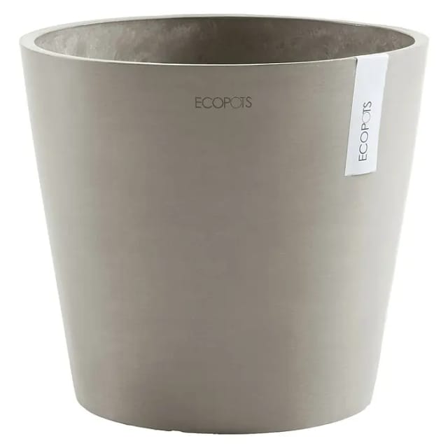 Ecopots Pflanztopf Amsterdam Braungrau 30 cm