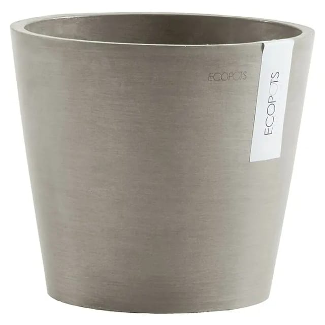 Ecopots Pflanztopf Amsterdam Braungrau 20 cm