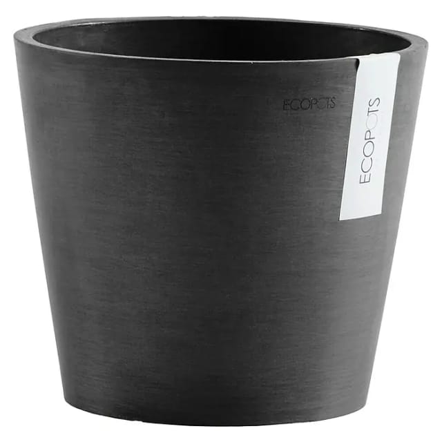Ecopots Pflanztopf Amsterdam Dunkelgrau 20 cm
