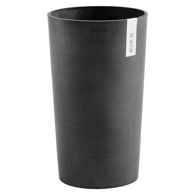 Ecopots Pflanztopf Amsterdam hoch Dunkelgrau 70 cm