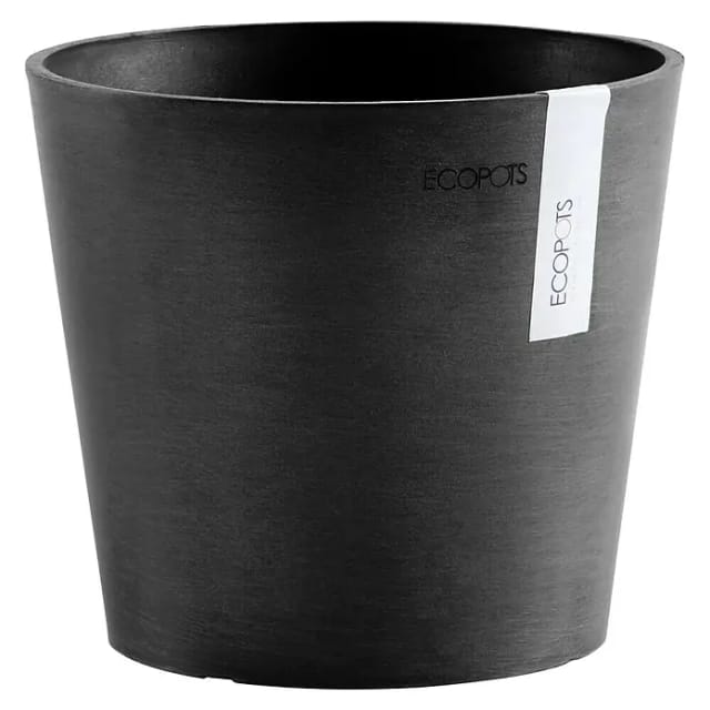 Ecopots Pflanztopf Amsterdam Mini Dunkelgrau 17 cm