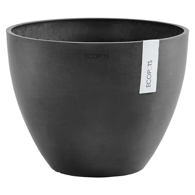 Ecopots Pflanztopf Antwerp Dunkelgrau 40 cm