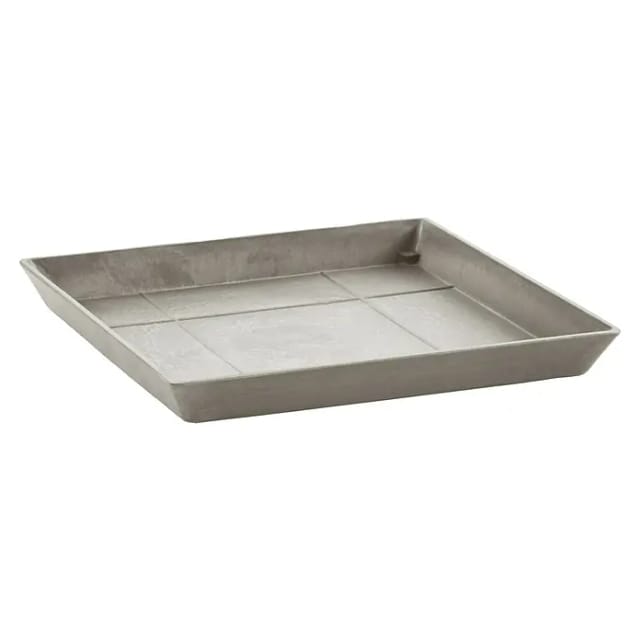 Ecopots Untersetzer quadratisch Braungrau 28 cm