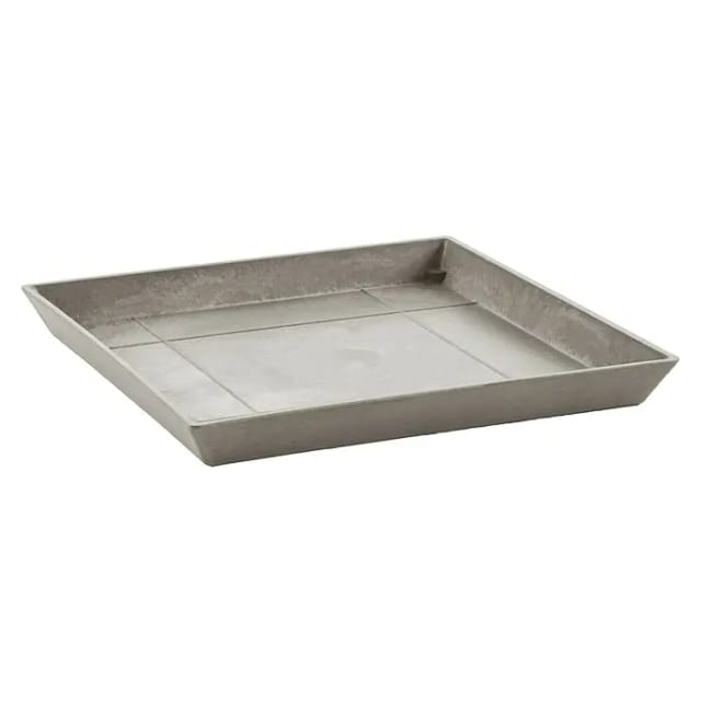 Ecopots Untersetzer quadratisch Braungrau 43 cm