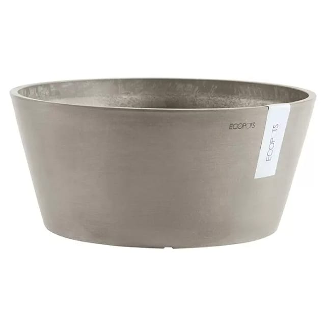 Ecopots Pflanzschale Frankfurt Braungrau 30 cm