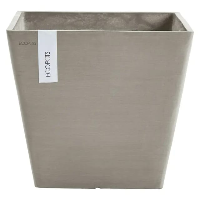 Ecopots Pflanztopf Rotterdam Braungrau 20 cm
