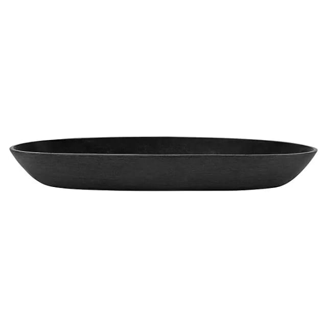Ecopots Untersetzer Sofia oval Dunkelgrau 26 cm