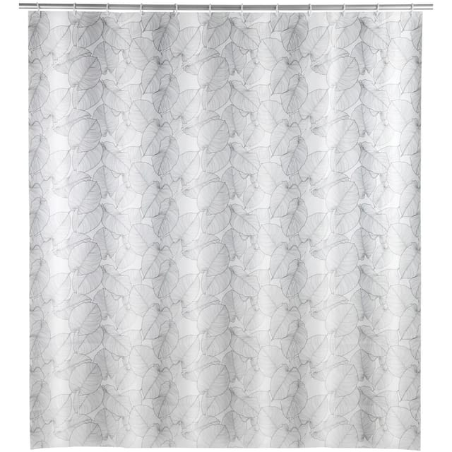 Wenko Duschvorhang Samoa 180 cm x 200 cm Weiß