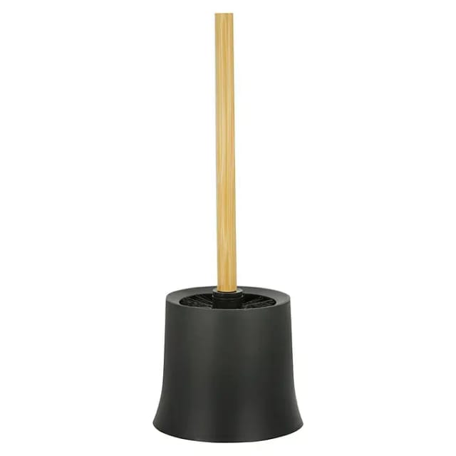 Wenko WC-Garnitur Basic Bambusa WC-Bürstenhalter aus Bambus