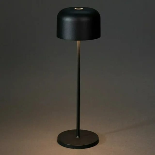 Konstsmide LED-Tischleuchte Lille USB Schwarz 36 cm x 11 cm