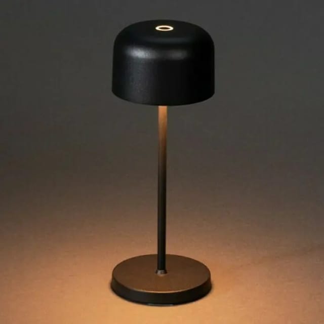 Konstsmide LED-Tischleuchte Lille Mini USB Schwarz 20 cm x 7,5 cm