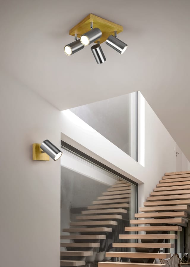 Trio Strahler Marley 1-flammig Nickel matt