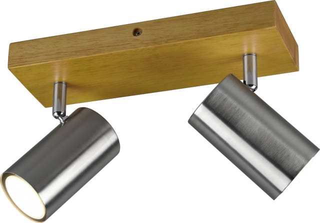Trio Strahler Marley 2-flammig Nickel matt
