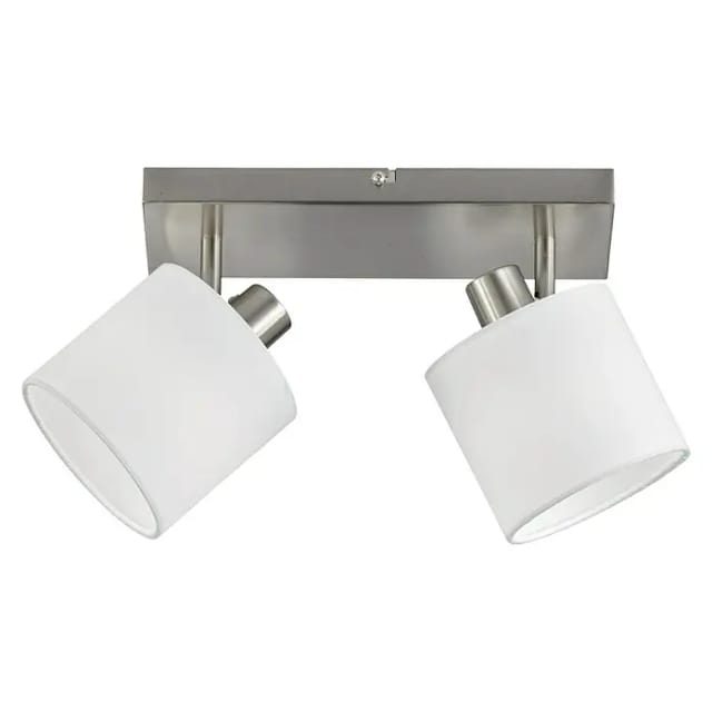 Reality Strahler Tommy 2-flammig Nickel matt