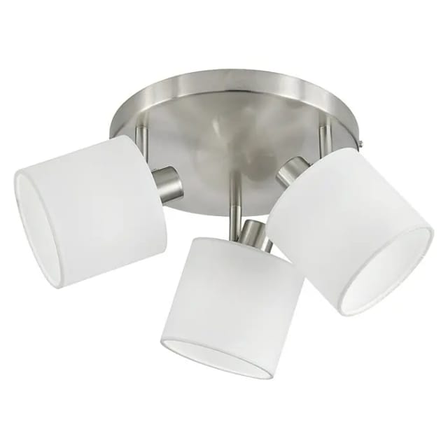 Reality Strahler Tommy 3-flammig Nickel matt