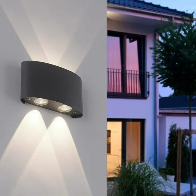 Paul Neuhaus LED-Wandleuchte Carlo 2-flammig Anthrazit 13 cm x 8 cm