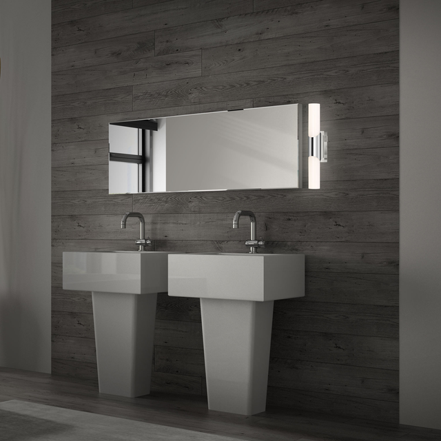 Brilo LED-Wandleuchte Klak Chrom 6,5 W