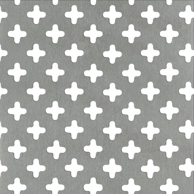 Lochblech Kreuzloch eloxiert 200 mm x 1000 mm x 0,8 mm