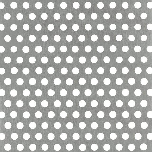 Lochblech eloxiert Lochung rund 200 mm x 1000 mm x 0,8 mm