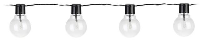 Eglo LED-Lichterkette Partaj 16-flammig Schwarz 450 cm