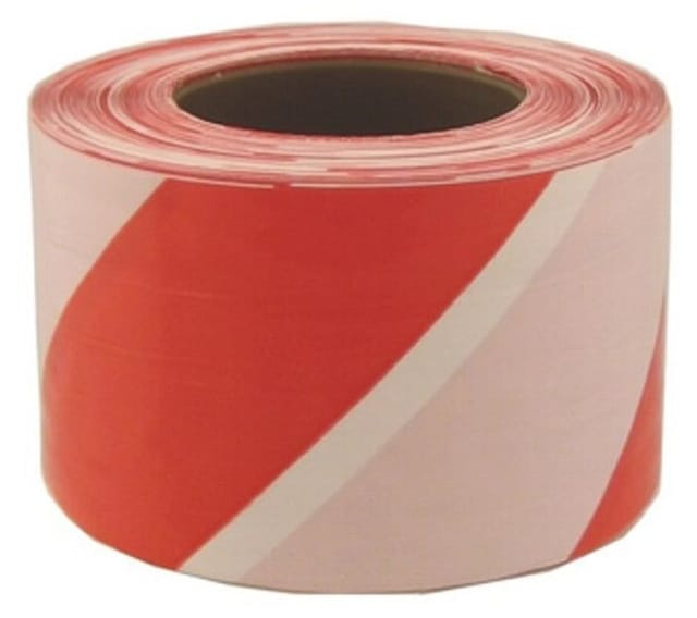 Conacord Absperrband 80 mm x 250 m Rot-Weiß