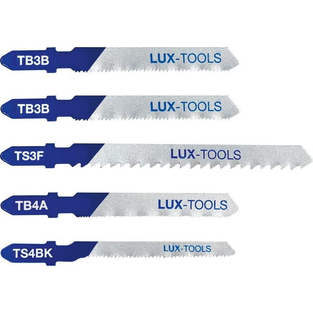 LUX-TOOLS Stichsäge-Blatt Set 5-tlg. Metall