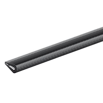 Klemmprofil Kunststoff 7 mm x 10 mm x 1.500 mm Schwarz