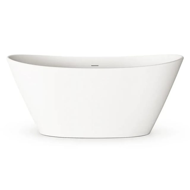 PAA Badewanne Amore aus Mineralguss 160 cm x 85 cm x 71,5 cm Weiß - Matt